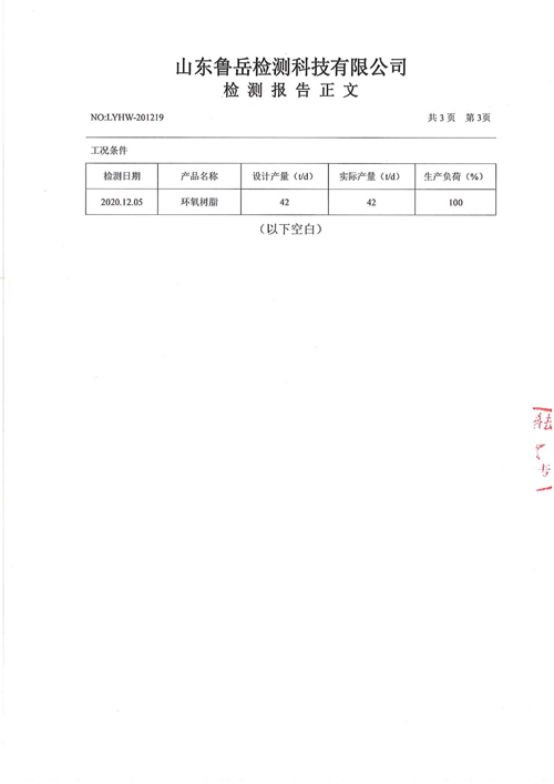 环境质量检测公示-山东德源环氧科技有限公司2